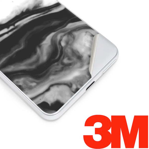 Black and White Marble Ink Google Pixel 3 Skin
